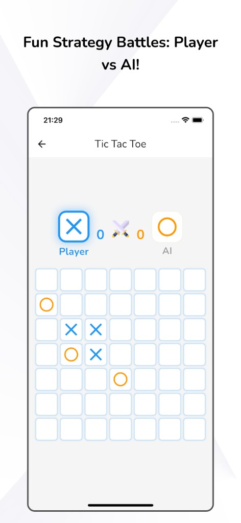Strategy battles tic tac toe